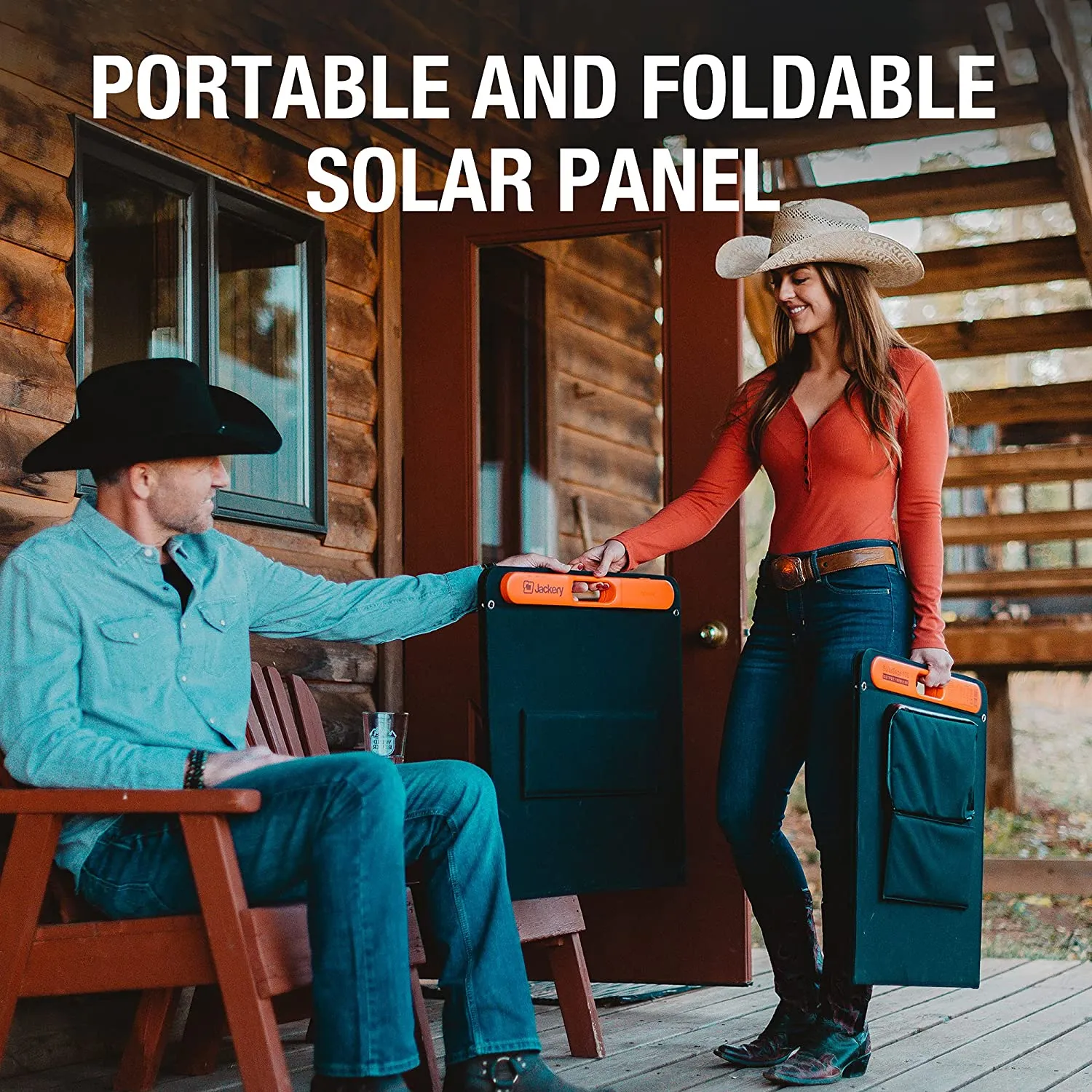 100W Portable Solar Panel for Explorer 240/300/500/1000/1500 Power Station, Foldable US Solar Cell Solar Charger with USB Outputs for Phone