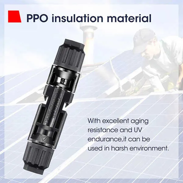 (10AWG) 44PCS Solar Connector with Spanners IP67 Waterproof Male/Female