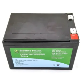 12V, 15Ah LFP Battery (ABS, BLF-1215AS)