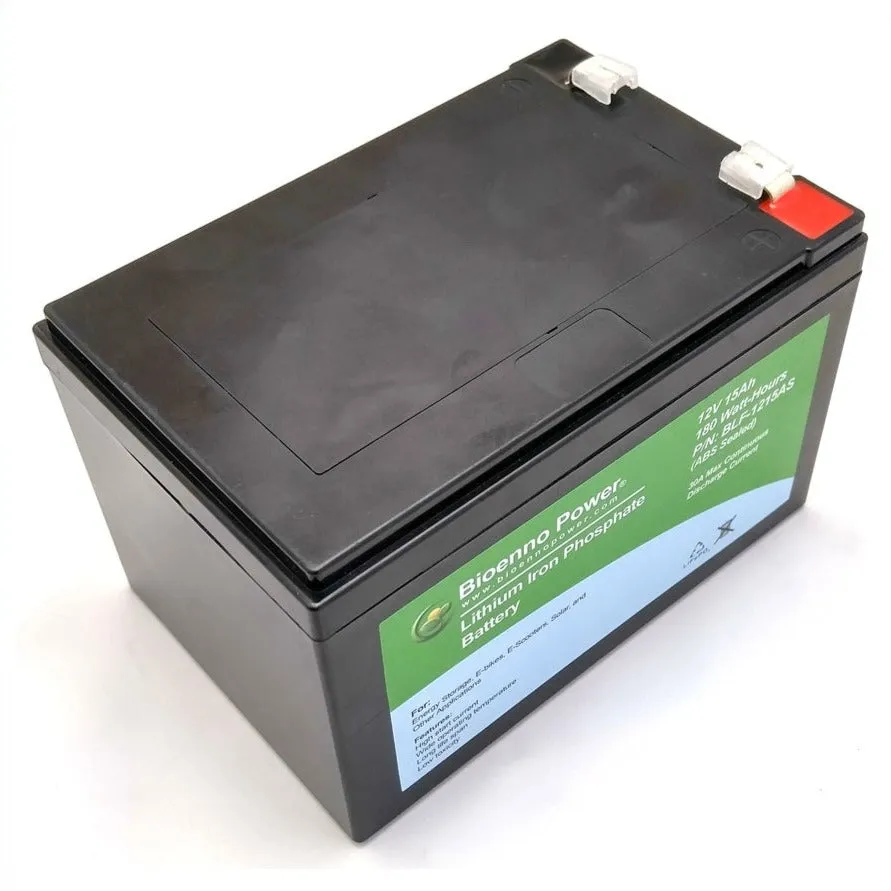 12V, 15Ah LFP Battery (ABS, BLF-1215AS)