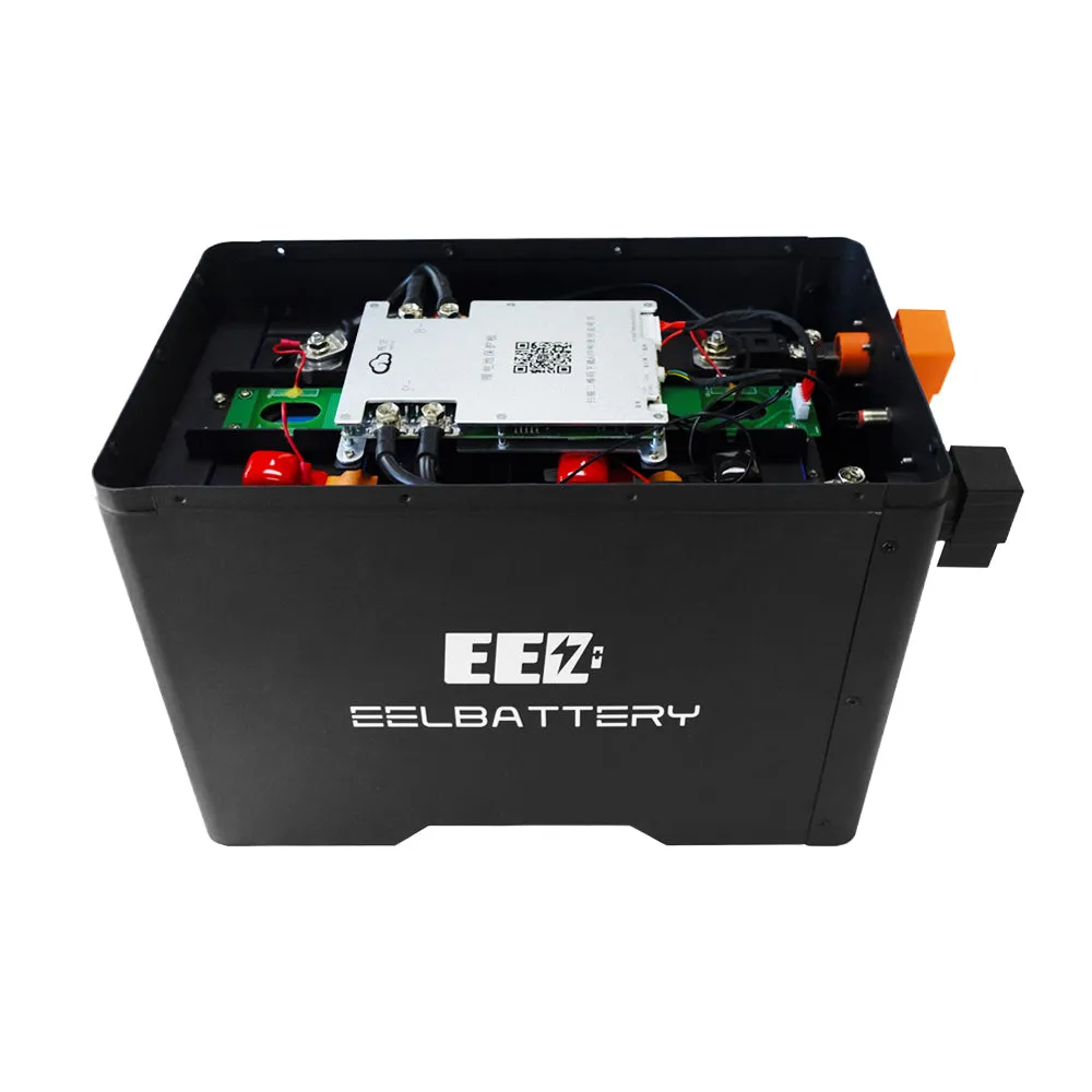 12V DIY Kit LiFePO4 Battery Box with JK 200A Active Balance BMS,250A Fuse for Solar Power EU Stock