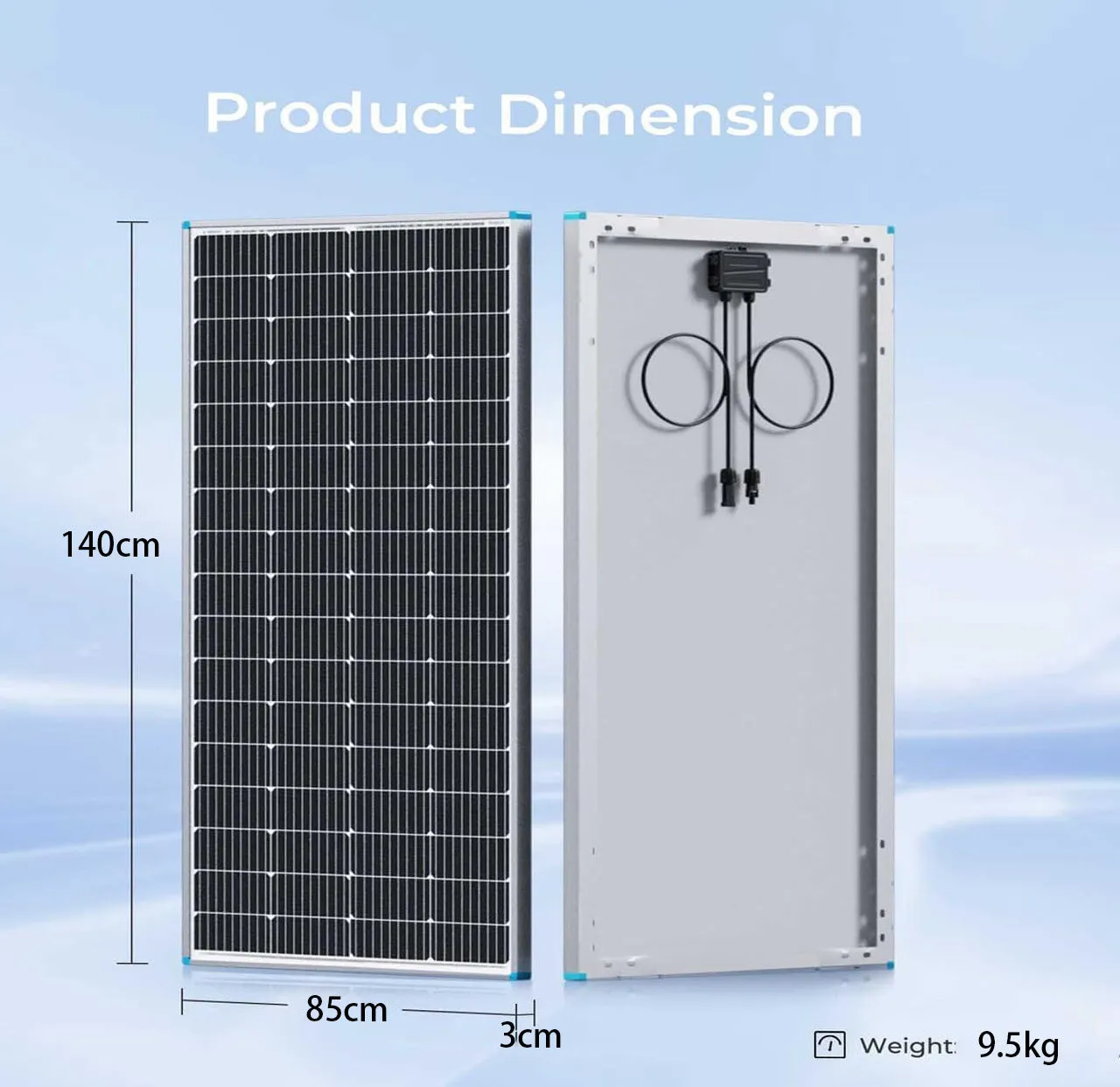 200W Monocrystalline Solar Panel