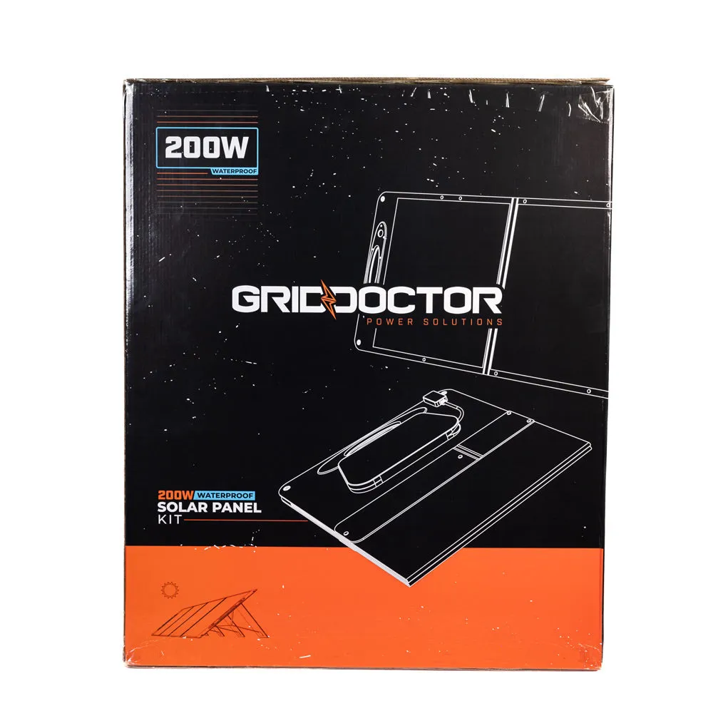 200W Solar Panels by Grid Doctor 3300 & 2200 Solar Generator Systems (Thank You Offer)