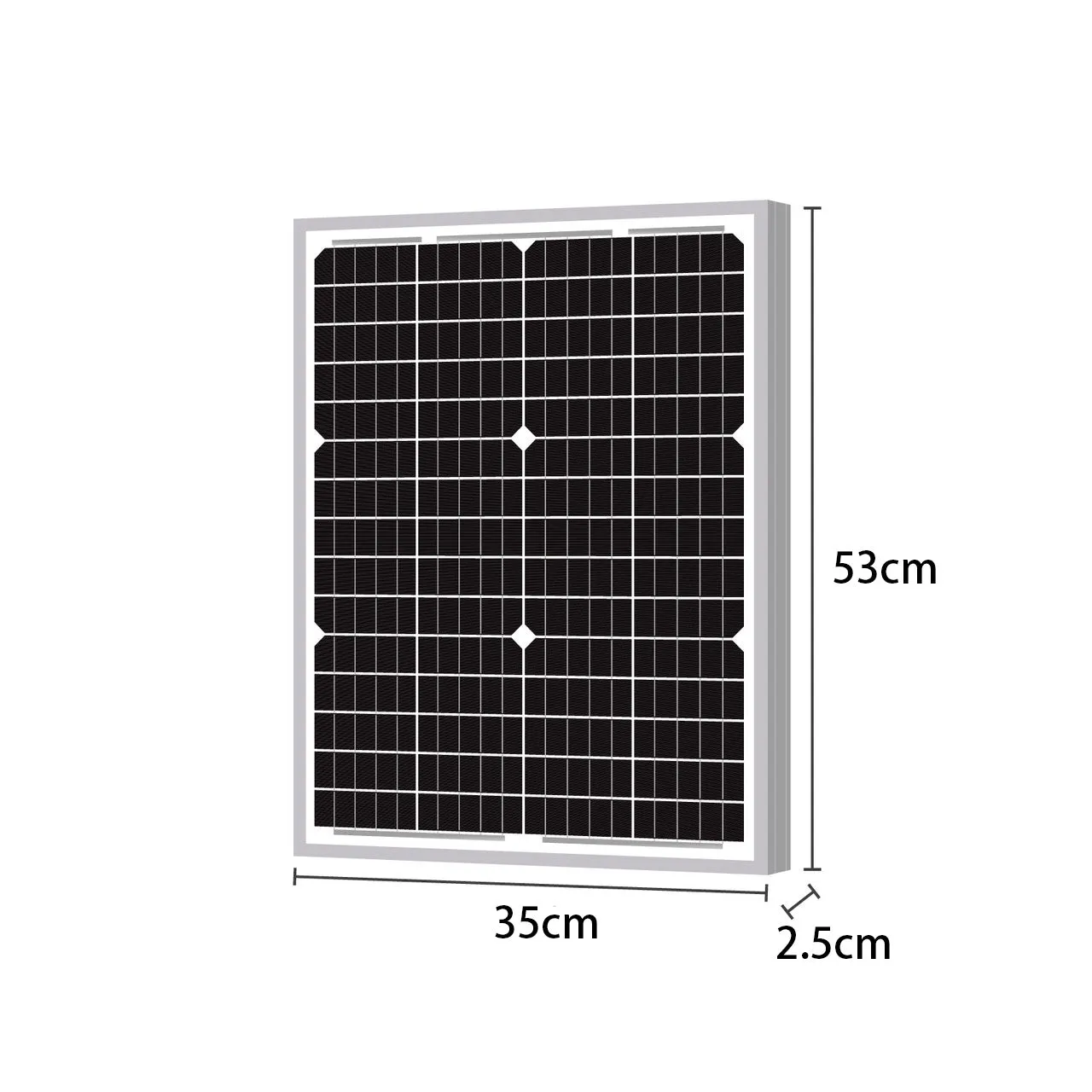 30W Monocrystalline Solar Panel