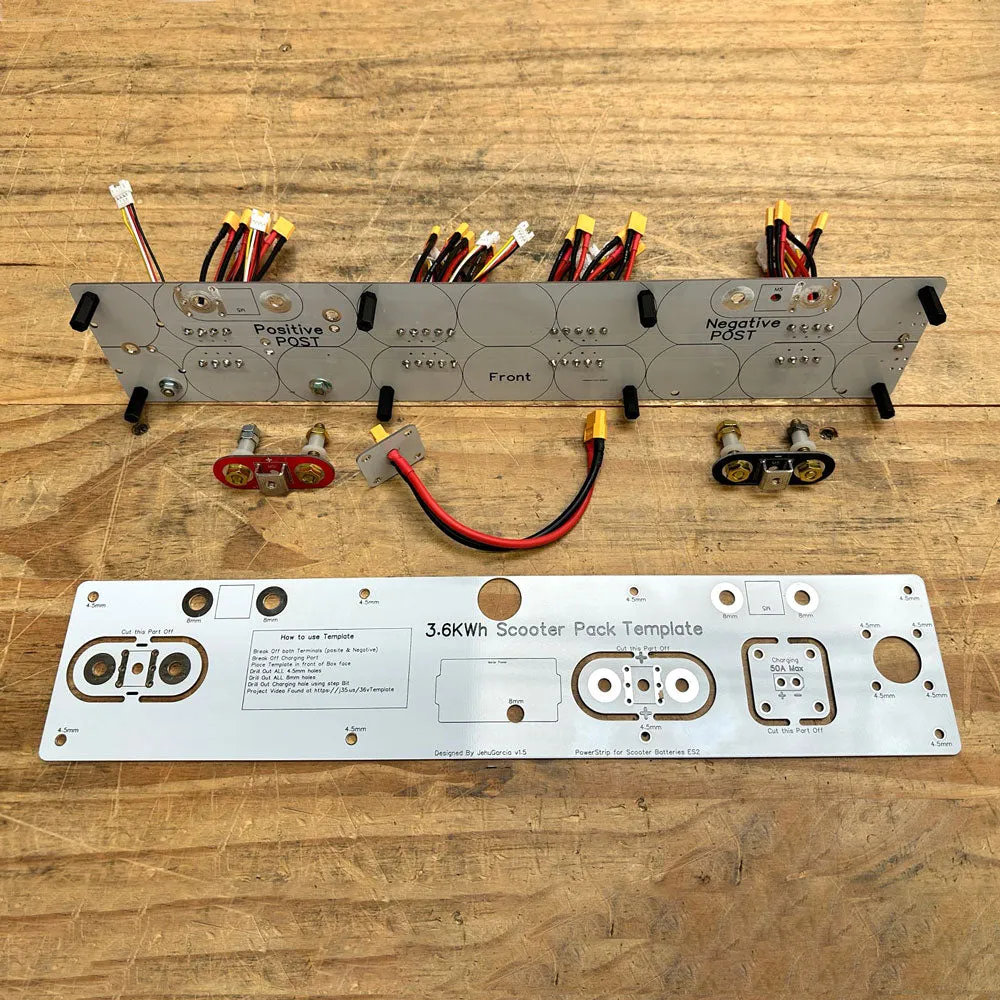 3.6kWh Rack Mount Kit 36v with x18 Tested Batteries