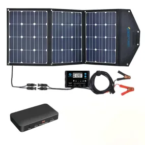 ACOPower Ltk 120W Foldable Solar Panel Kit With ProteusX 20A Charge Controller