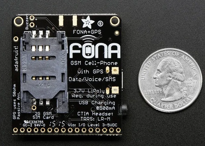 Adafruit FONA 808 - Mini Cellular GSM   GPS Breakout