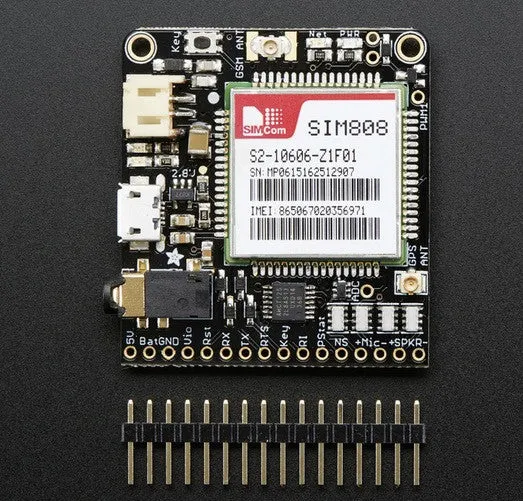 Adafruit FONA 808 - Mini Cellular GSM   GPS Breakout