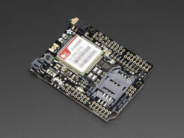 Adafruit FONA 808 Shield - Mini Cellular GSM   GPS for Arduino