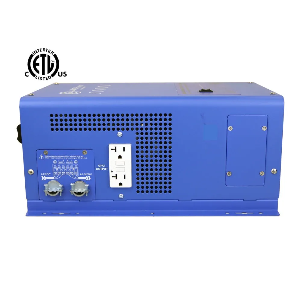 Aims Power 1500 Watt Pure Sine Inverter Charger - ETL Listed - PICOGLF15W12V120V