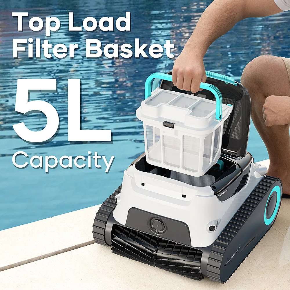 Aiper - Scuba N1 Pro Cordless Robotic Pool Cleaner for In-Ground Pools up to 2150sq.ft, Pool Vacuum with Infrared Sensors - White