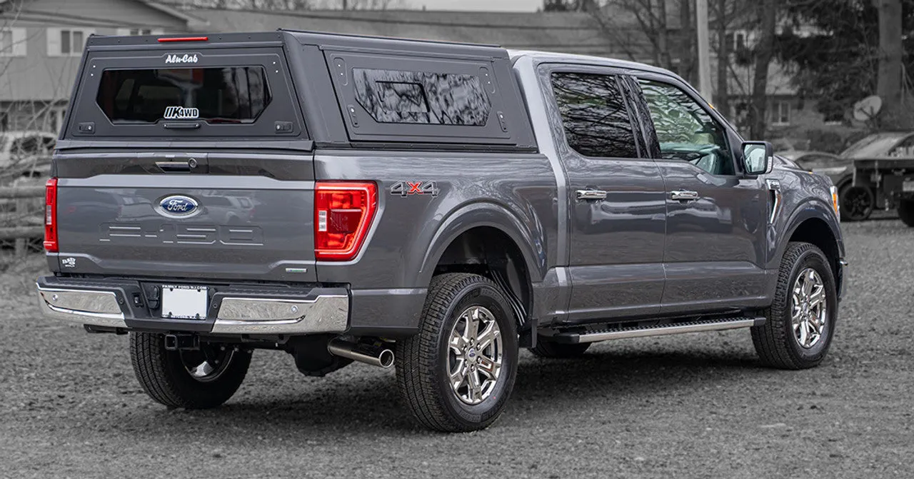 ALU-CAB CONTOUR CANOPY FORD F150 5.5' (2015-20) BLACK -  WITH WINDOWS