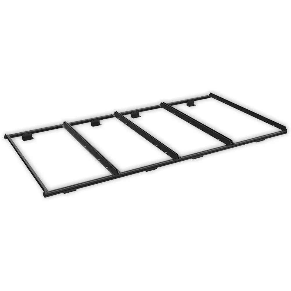 Aluminum Van Roof Rack Pro for Ford Transit 148" for Solar Panels Installation