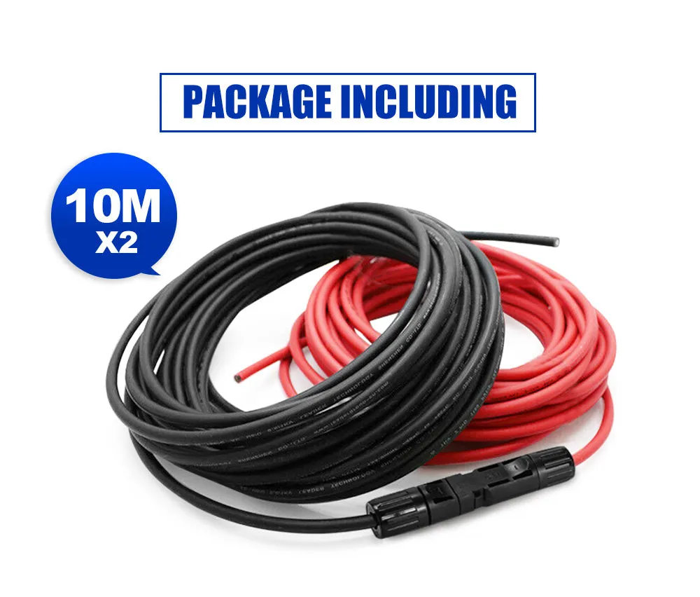 Atem Power 2x 10m Extension Cable Wire 6mm²