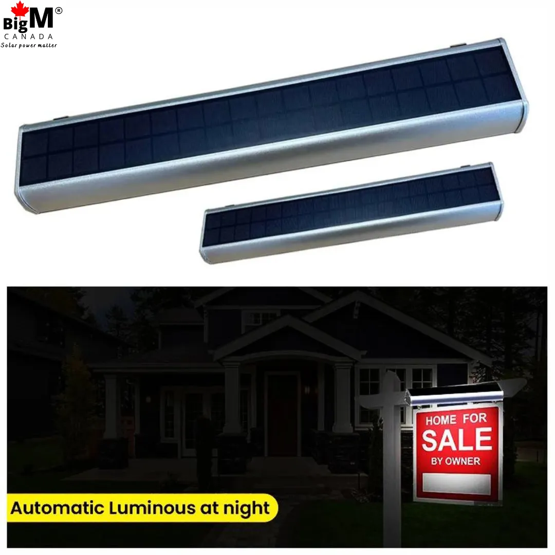 BigM solar billboard lighting for realtor sign boards advertising sign