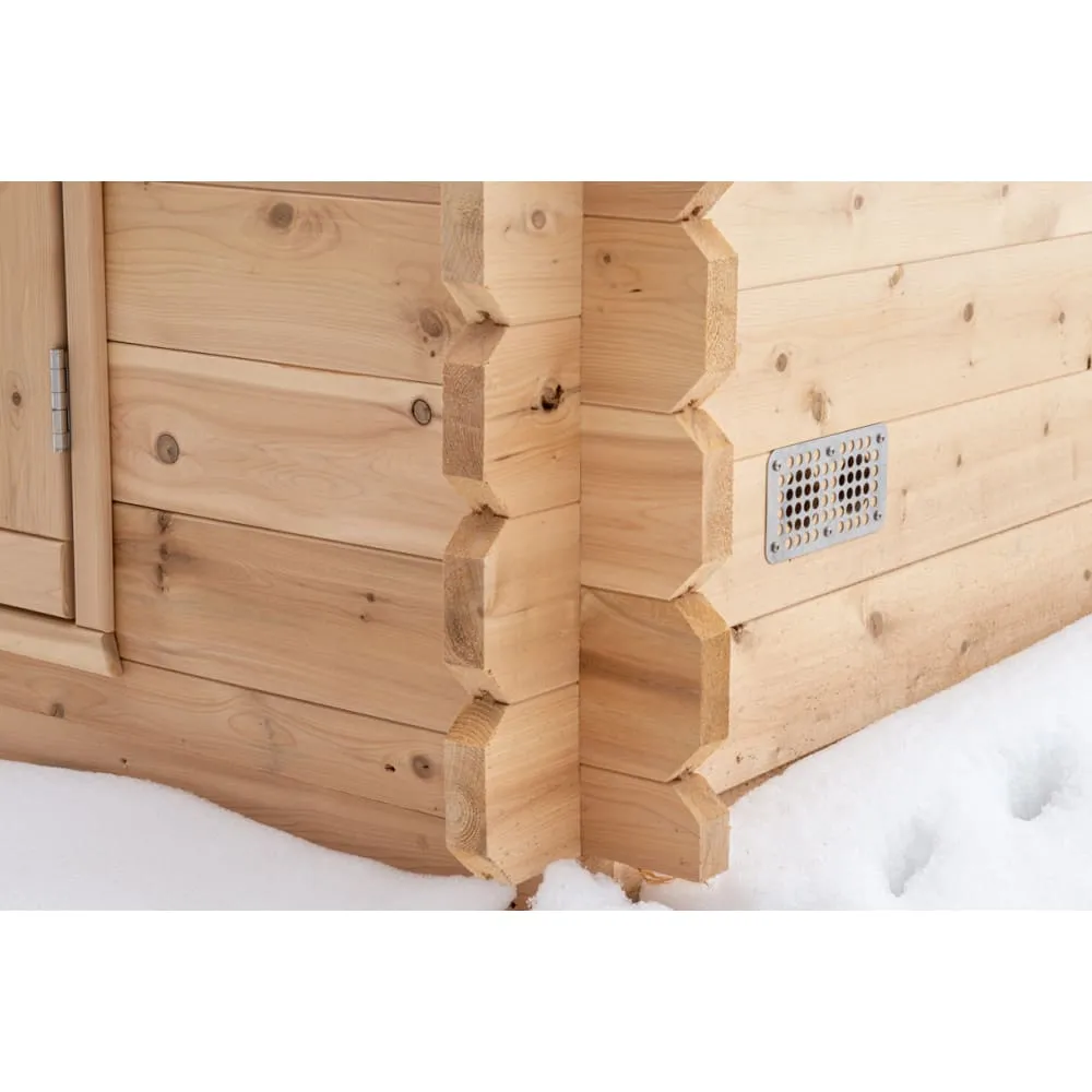 Canadian Timber Granby CTC66W 2-3 Person Traditional Outdoor Cabin Sauna by Dundalk Leisurecraft