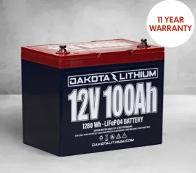 DAKOTA LITHIUM 12V 100AH DEEP CYCLE LIFEPO4 BATTERY