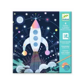 Djeco - Cosmic Mission scratch cards