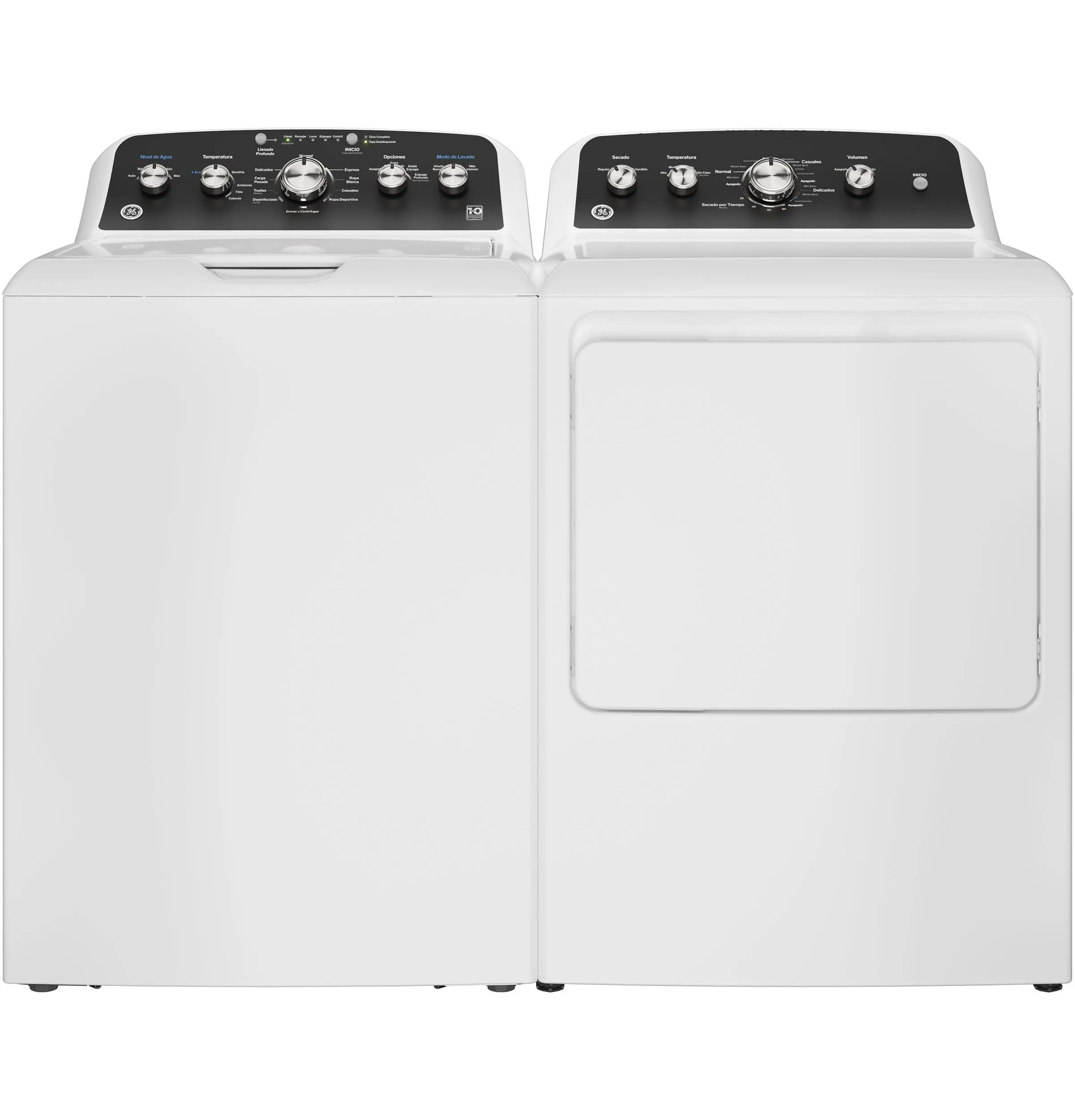 ETD48GASWWB GE® 7.2 cu. ft. Capacity Gas&#x00A0;Dryer&#x00A0;with&#x00A0;Spanish Panel and Up To 120 ft. Venting&#x200B;