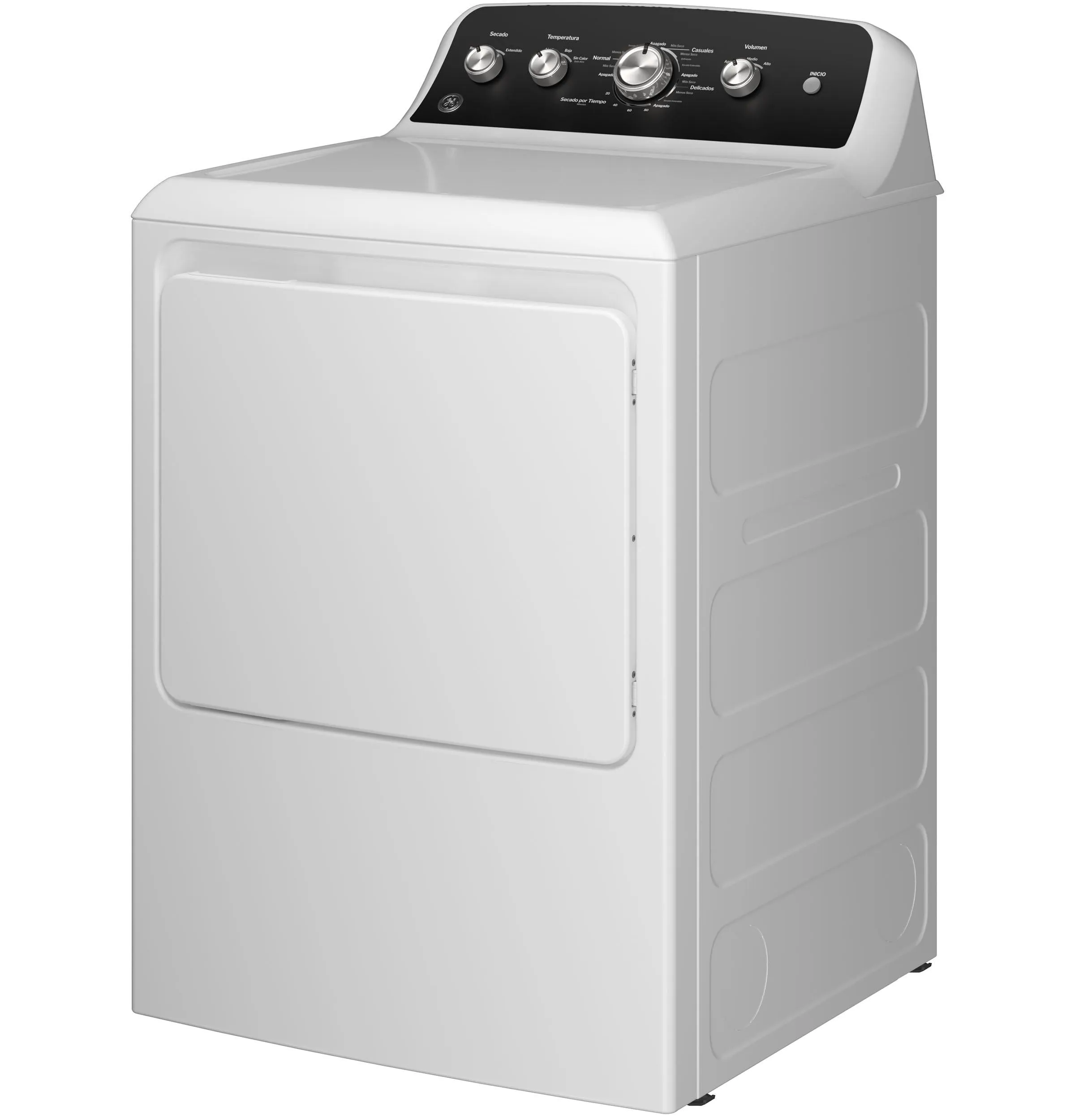 ETD48GASWWB GE® 7.2 cu. ft. Capacity Gas&#x00A0;Dryer&#x00A0;with&#x00A0;Spanish Panel and Up To 120 ft. Venting&#x200B;