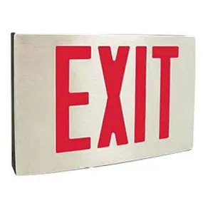 EXIT-NY-CA Series Cast Aluminium LED Exit Sign 120/277 Volt