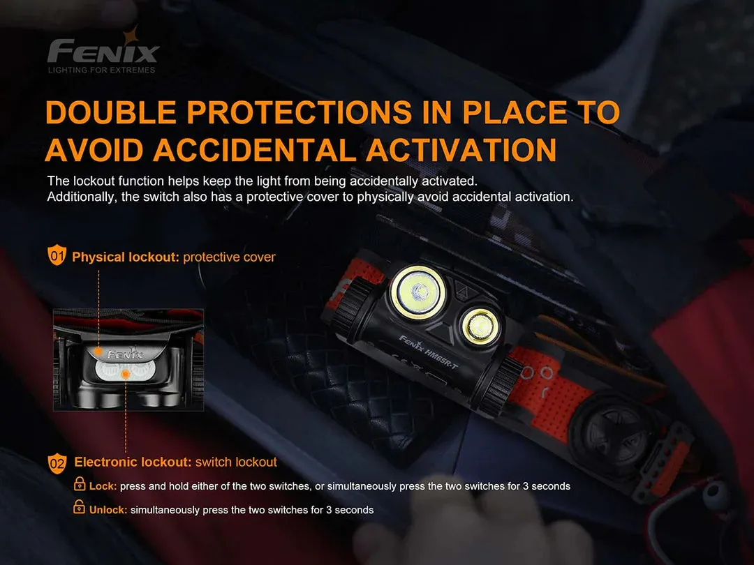 Fenix HM65R-T Trail Running Rechargeable Headlamp