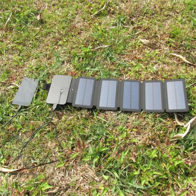 Foldable Portable Solar Panel Phone Charger