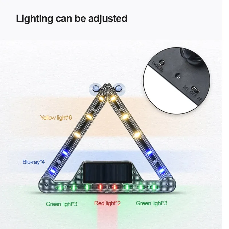 Foldable Solar Car Emergency Light