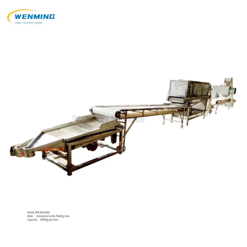 Full Automatic Processing Garlic Peeling Line