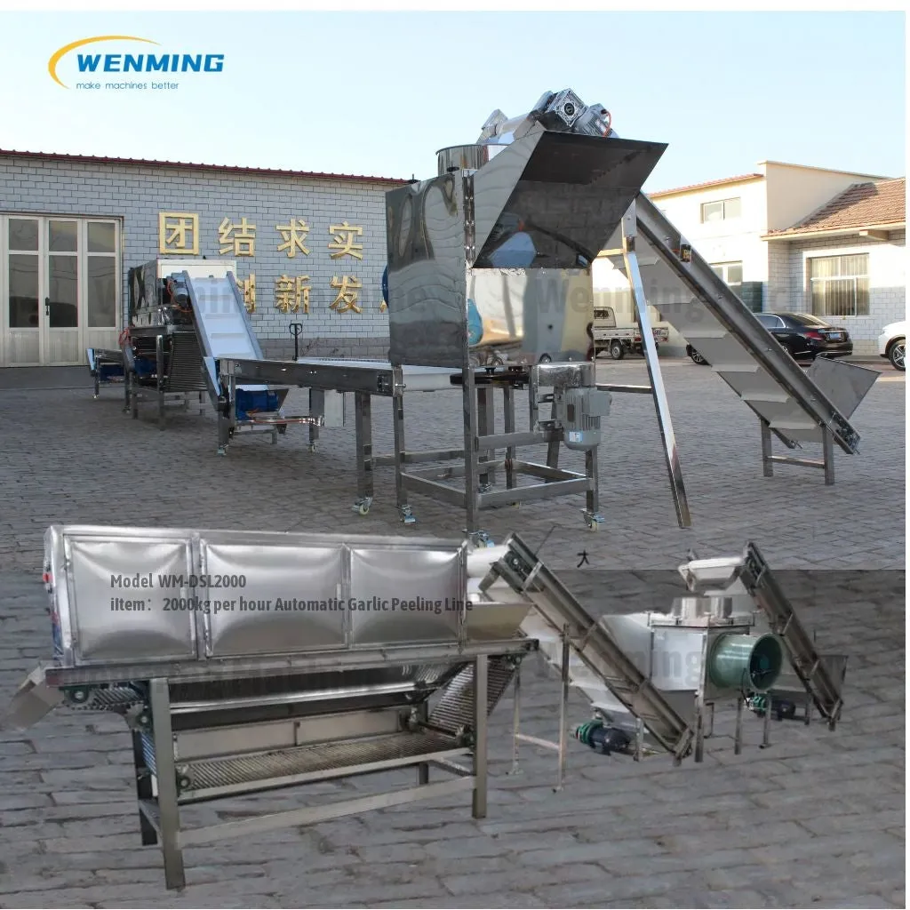 Full Automatic Processing Garlic Peeling Line