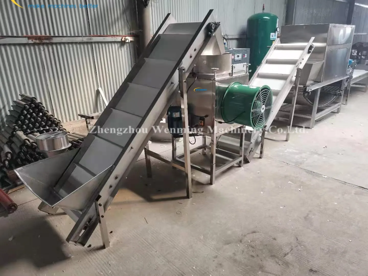 Full Automatic Processing Garlic Peeling Line