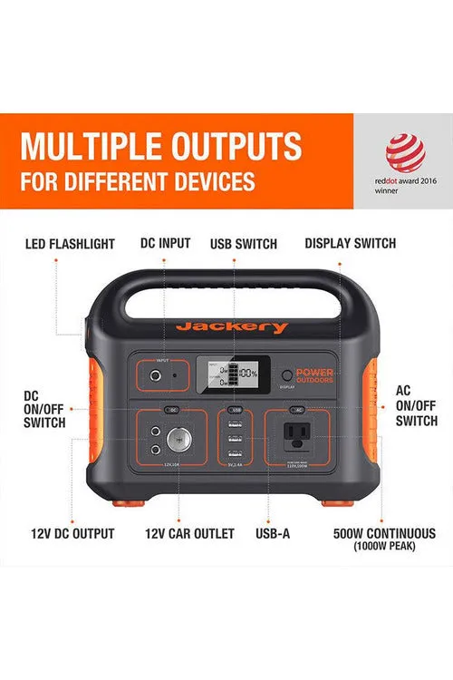 Jackery Explorer 550 Portable Power Station