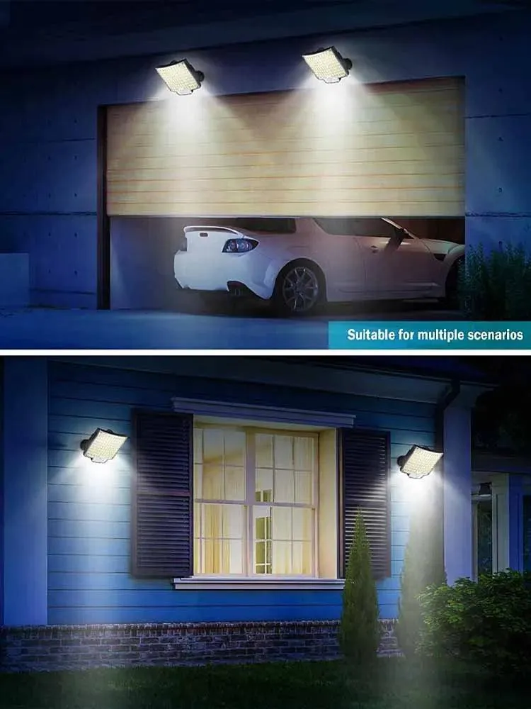 LED Solar Floodlight: Wireless Lighting Control for Outdoor Security