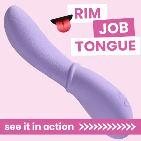 Luxury Silicone Tongue Vibrator | Clit, Pussy, & RJ Stimulations!