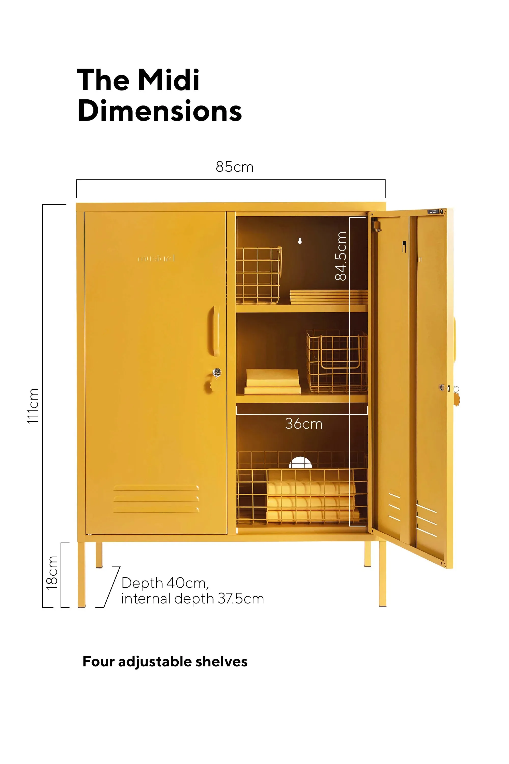 MUSTARD MADE LOCKER | The Midi | Mustard