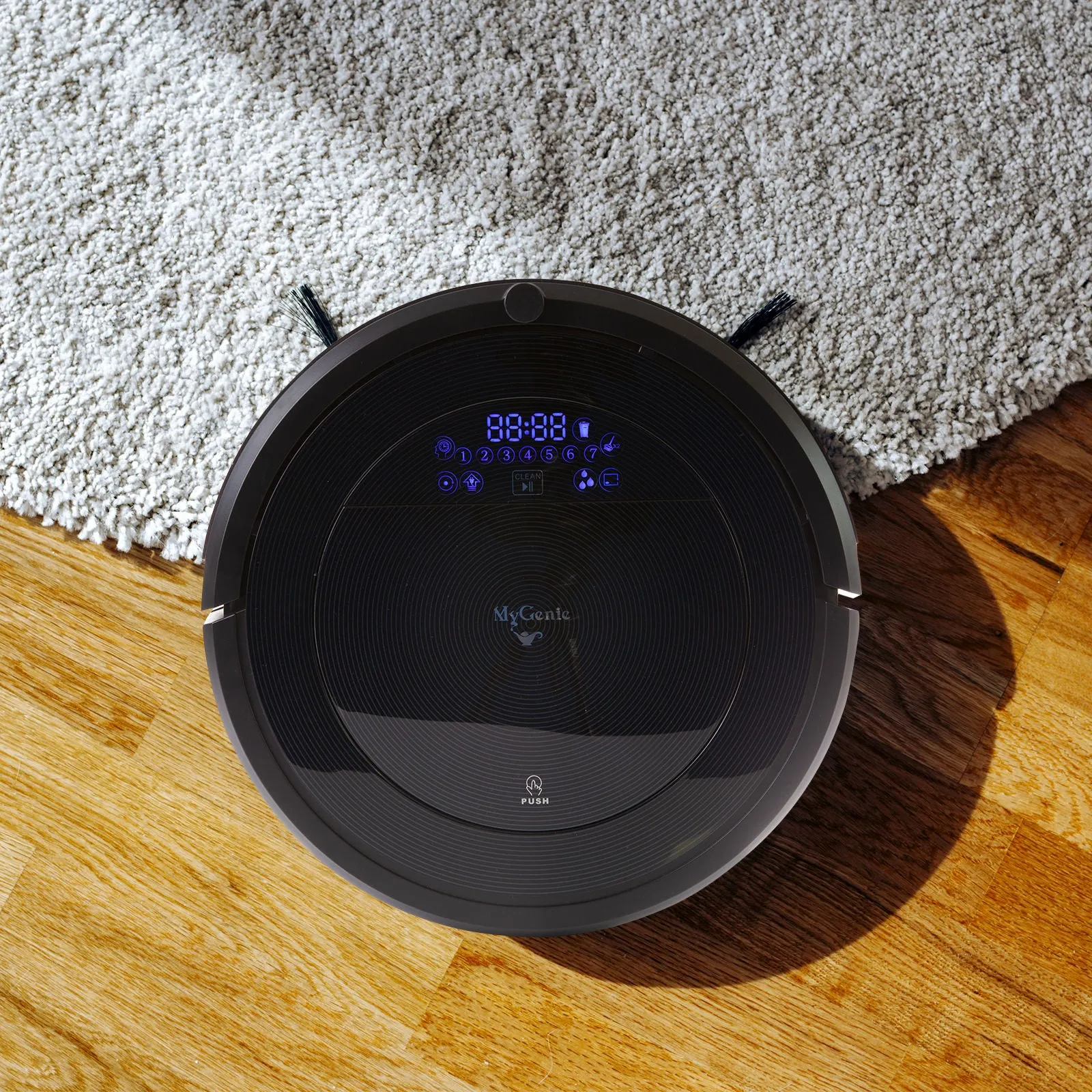 MyGenie ZX1000 Robotic Vacuum Cleaner with Bonus Aroma Diffuser with 3 Oils with PureSpa Diffuser