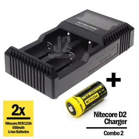 Nitecore D2 DigiCharger Combos