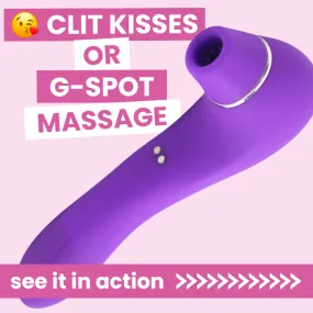 Oral Sex Simulating Clit Pulsing Air Vibe: Feels Like Gentle Clit Kisses!