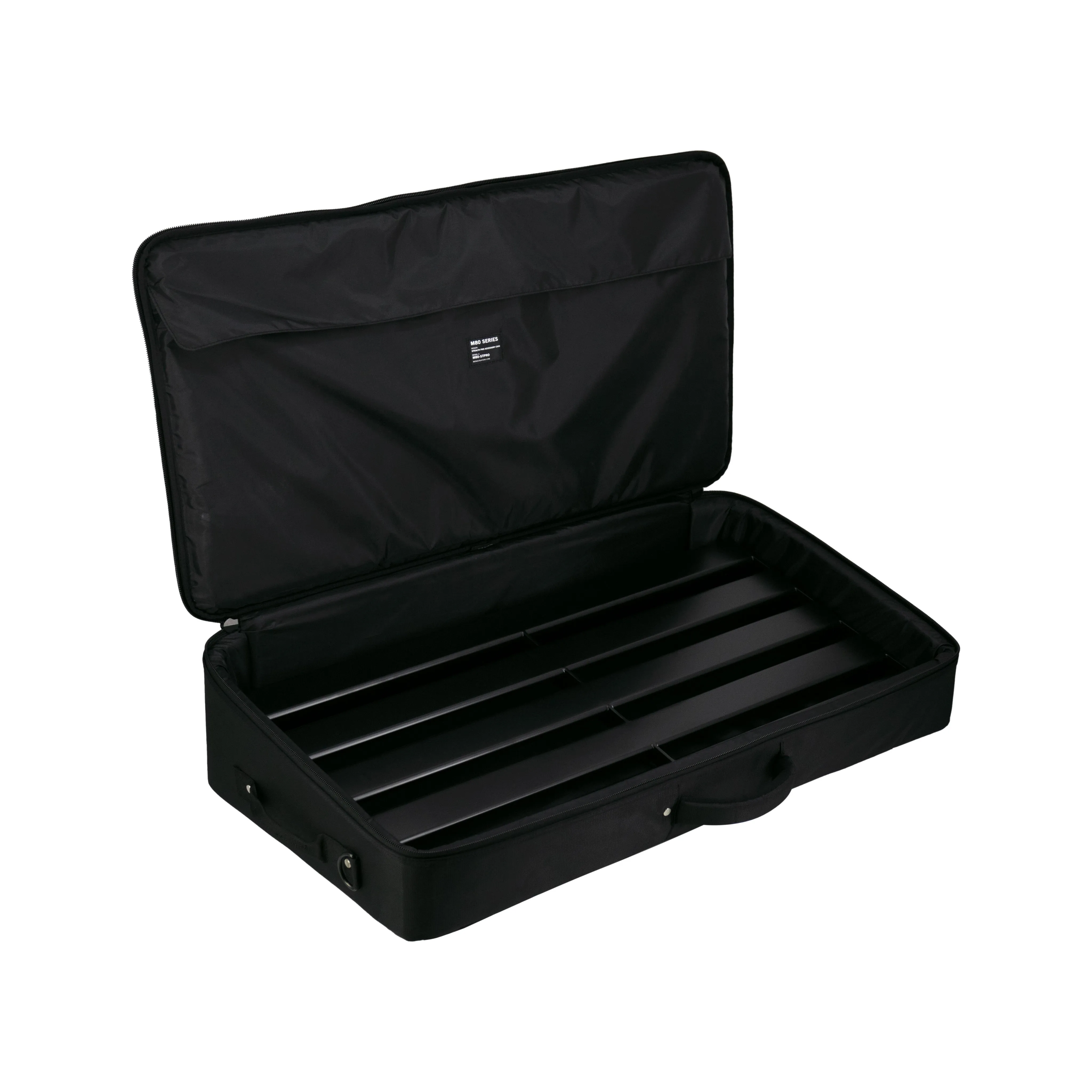 Pedalboard Rail Large, Black and Stealth Pro Accessory Case, Black