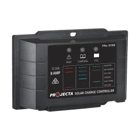 PROJECTA 8A 12V Solar Charge Controller 4 Stage Auto SC008