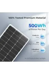 Renogy 12v 100W Monocrystalline Rigid Solar Panel