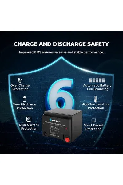 Renogy 12V 50Ah Lithium Iron Phosphate Battery