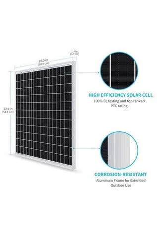 Renogy 12V Monocrystalline Solar Panel