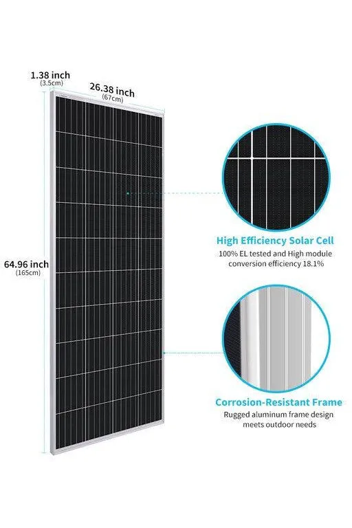 Renogy 12V Monocrystalline Solar Panel