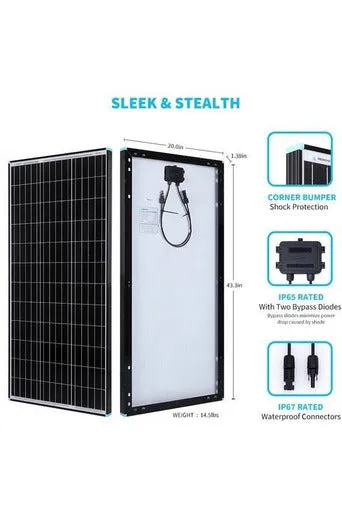 Renogy 12V Monocrystalline Solar Panel