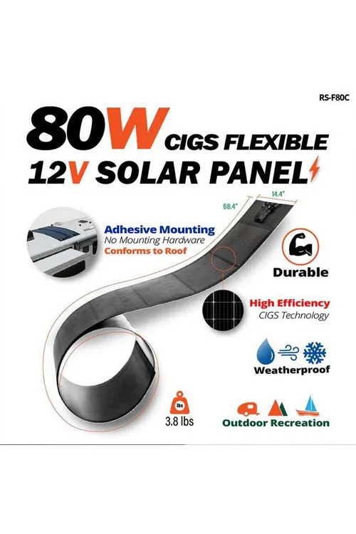 Rich Solar Mega 80 Watt CIGS Flexible Solar Panel