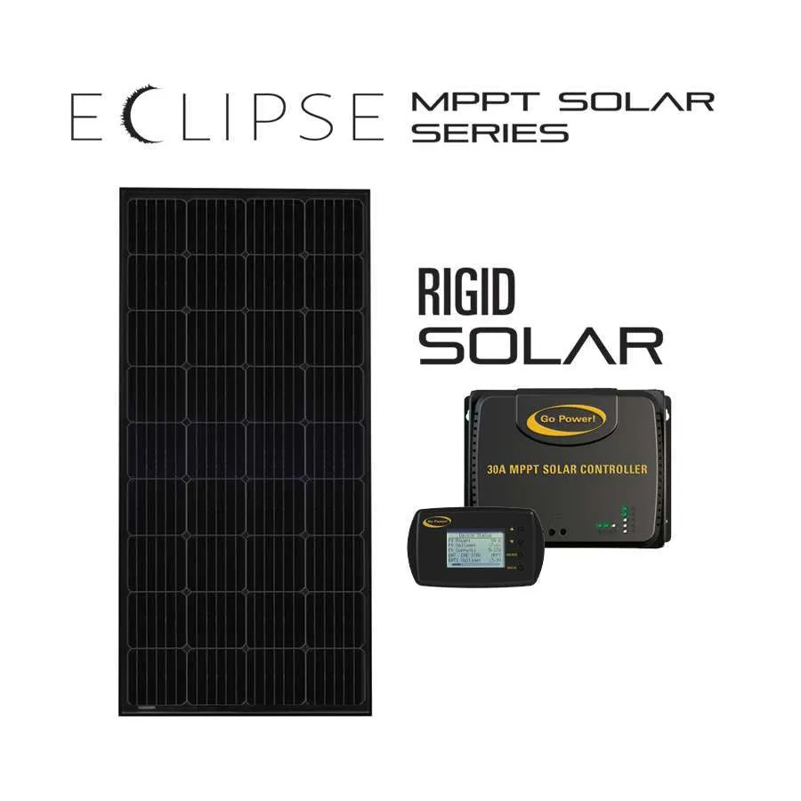 RIGID Eclipse 200-Watt   30A MPPT Controller Solar Kit