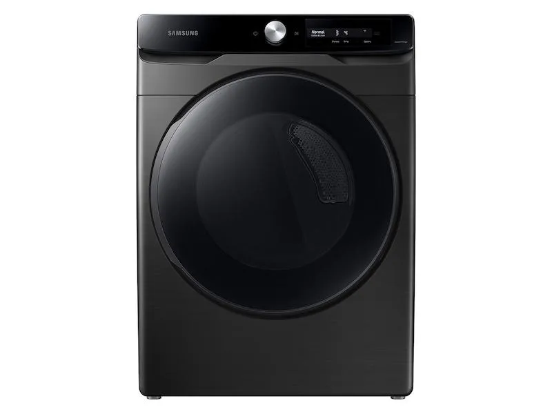 Samsung 7.5 cu. ft. Smart Dial Gas Dryer with Super Speed Dry in Brushed Black