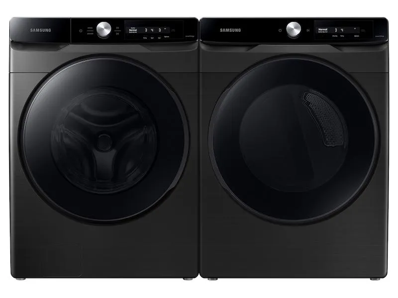 Samsung 7.5 cu. ft. Smart Dial Gas Dryer with Super Speed Dry in Brushed Black