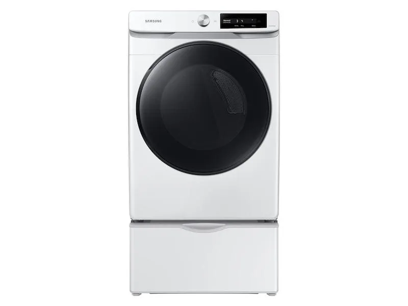 Samsung 7.5 cu. ft. Smart Dial Gas Dryer with Super Speed Dry in White